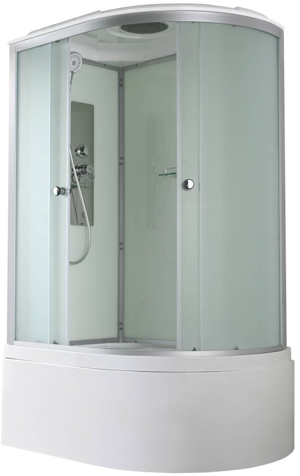 Душевая кабина Avacan D5012LLED AVA 120x80 левая, LED, стекла матовые, профиль хром Душевая кабина Avacan D5012LLED AVA 120x80 левая, LED, стекла матовые, профиль хром