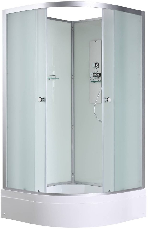 Душевая кабина Avacan D3080N AVA 80x80 без крыши, стекла матовые, профиль хром Душевая кабина Avacan D3080N AVA 80x80 без крыши, стекла матовые, профиль хром