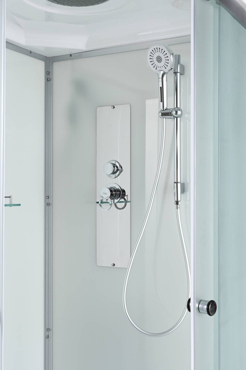 Душевая кабина AvacanD2080 AVA 80x80 стандарт, стекла матовые, профиль хром Душевая кабина AvacanD2080 AVA 80x80 стандарт, стекла матовые, профиль хром