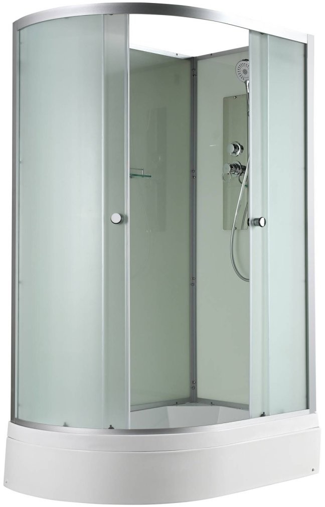 Душевая кабина Avacan D3012RN AVA 120x80 правая, без крыши, стекла матовые, профиль хром Душевая кабина Avacan D3012RN AVA 120x80 правая, без крыши, стекла матовые, профиль хром