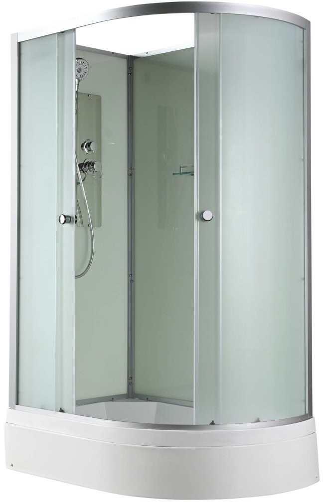 Душевая кабина Avacan D3012LN AVA 120x80 левая, без крыши, стекла матовые, профиль хром Душевая кабина Avacan D3012LN AVA 120x80 левая, без крыши, стекла матовые, профиль хром