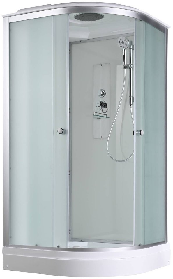 Душевая кабина AvacanD2080 AVA 80x80 стандарт, стекла матовые, профиль хром Душевая кабина AvacanD2080 AVA 80x80 стандарт, стекла матовые, профиль хром