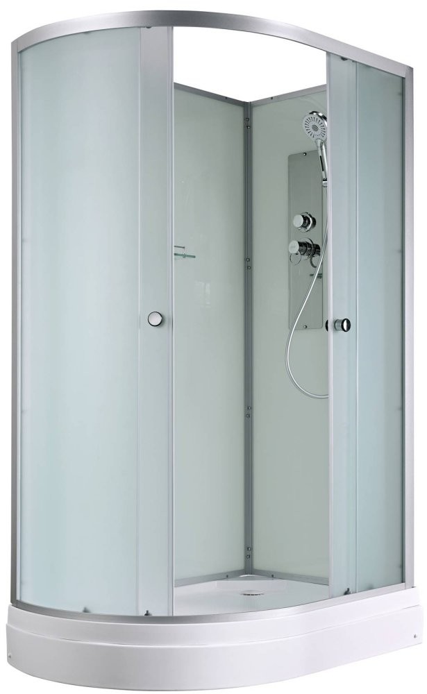 Душевая кабина Avacan D2012RN AVA 120x80 правая, без крыши, стекла матовые, профиль хром Душевая кабина Avacan D2012RN AVA 120x80 правая, без крыши, стекла матовые, профиль хром
