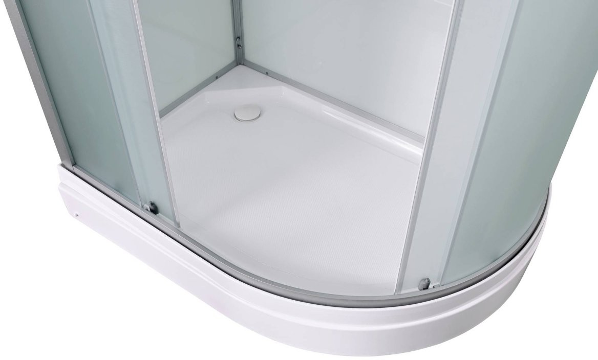 Душевая кабина Avacan D2012LN AVA 120x80 левая, без крыши, стекла матовые, профиль хром Душевая кабина Avacan D2012LN AVA 120x80 левая, без крыши, стекла матовые, профиль хром
