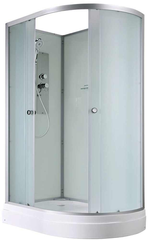 Душевая кабина Avacan D2012LN AVA 120x80 левая, без крыши, стекла матовые, профиль хром Душевая кабина Avacan D2012LN AVA 120x80 левая, без крыши, стекла матовые, профиль хром
