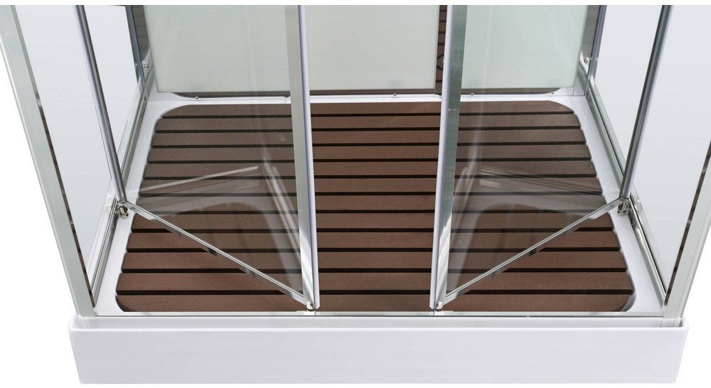 Душевая кабина Avacan V2810 AVA 100x80 стекла прозрачные, профиль хром Душевая кабина Avacan V2810 AVA 100x80 стекла прозрачные, профиль хром