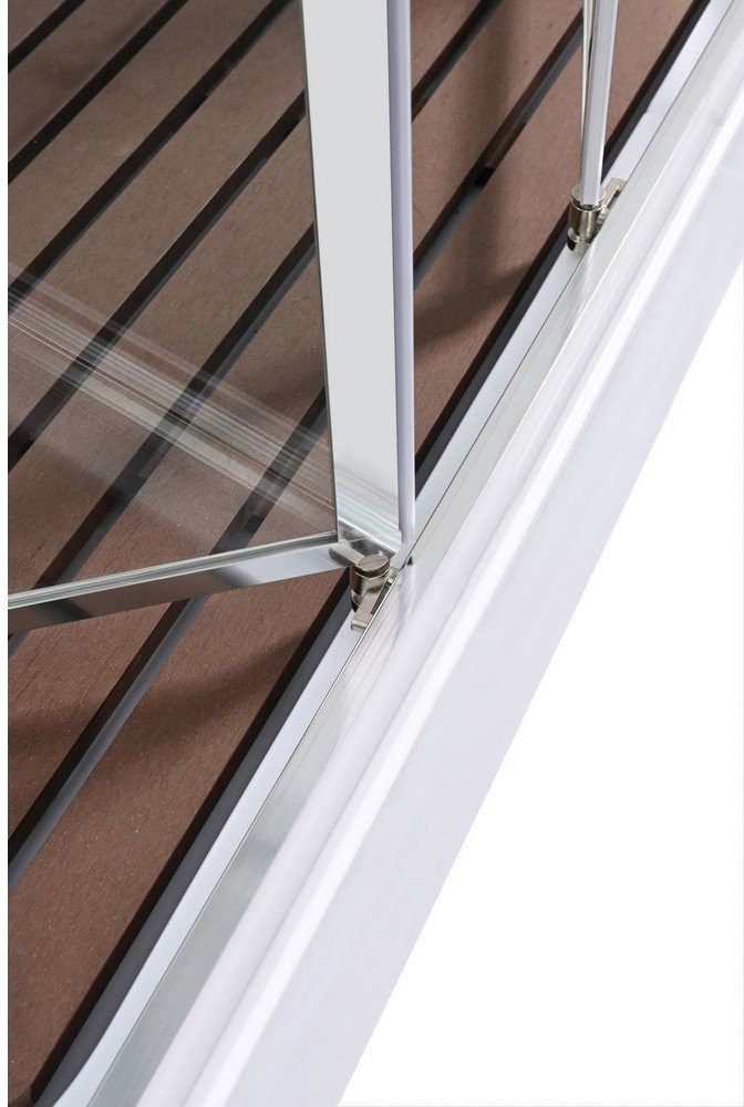 Душевая кабина Avacan V2810 AVA 100x80 стекла прозрачные, профиль хром Душевая кабина Avacan V2810 AVA 100x80 стекла прозрачные, профиль хром