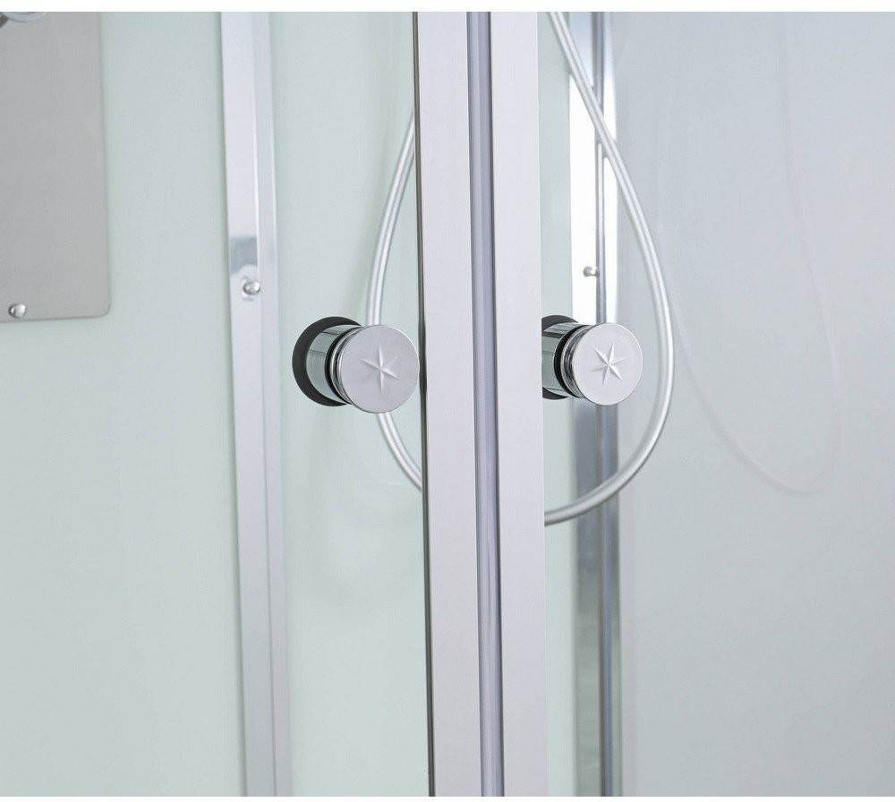 Душевая кабина Avacan V2810 AVA 100x80 стекла прозрачные, профиль хром Душевая кабина Avacan V2810 AVA 100x80 стекла прозрачные, профиль хром