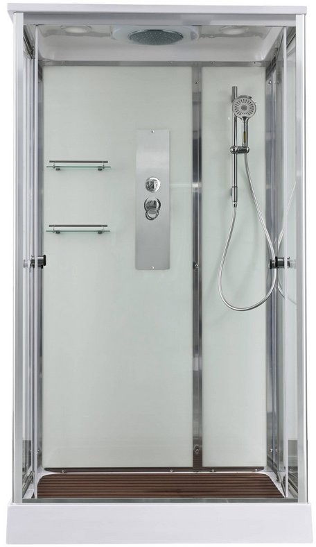 Душевая кабина Avacan V2810 AVA 100x80 стекла прозрачные, профиль хром Душевая кабина Avacan V2810 AVA 100x80 стекла прозрачные, профиль хром