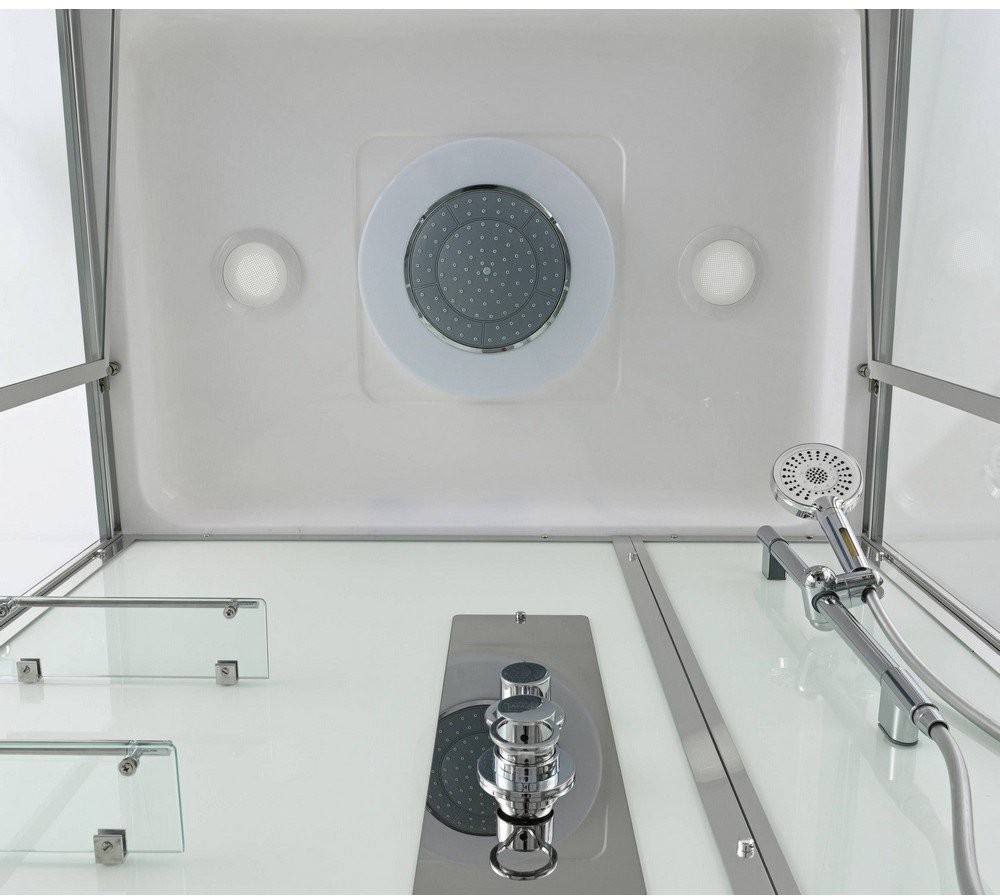 Душевая кабина Avacan V2810 AVA 100x80 стекла прозрачные, профиль хром Душевая кабина Avacan V2810 AVA 100x80 стекла прозрачные, профиль хром