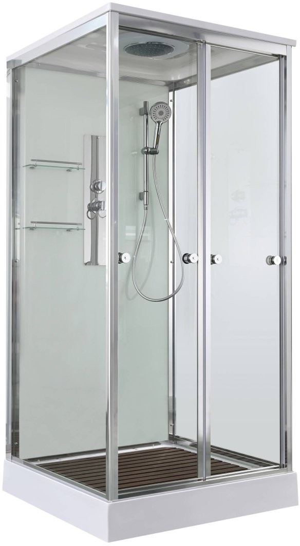 Душевая кабина Avacan V2080 AVA 80x80 стандарт, стекла прозрачные, профиль хром Душевая кабина Avacan V2080 AVA 80x80 стандарт, стекла прозрачные, профиль хром