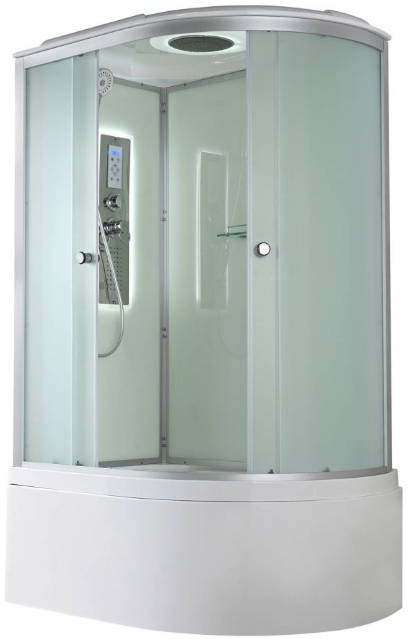 Душевая кабина Avacan D5012LLED AVA 120x80 левая, LED, стекла матовые, профиль хром Душевая кабина Avacan D5012LLED AVA 120x80 левая, LED, стекла матовые, профиль хром