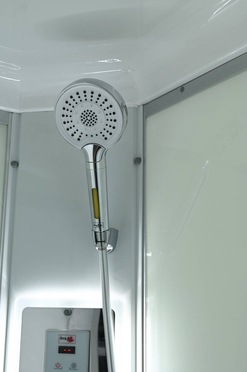 Душевая кабина Avacan CK2911LED AVA 110x90 LED, стекла матовые, профиль хром Душевая кабина Avacan CK2911LED AVA 110x90 LED, стекла матовые, профиль хром