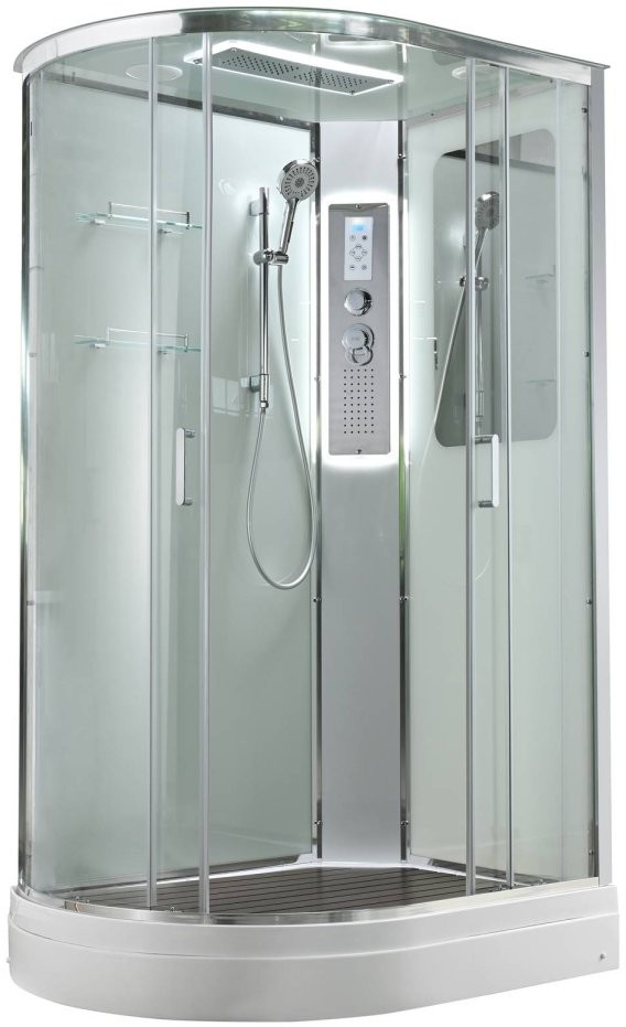 Душевая кабина Avacan A2912RLED AVA 120x90 правый, LED, стекла прозрачные, профиль хром Душевая кабина Avacan A2912RLED AVA 120x90 правый, LED, стекла прозрачные, профиль хром