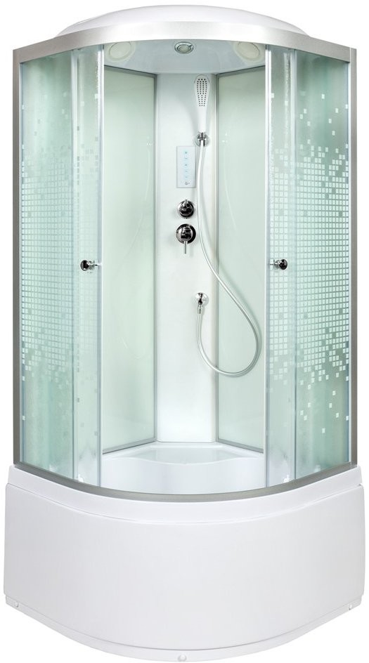Душевая кабина Avacan L910EL AVA 100x100 с электрикой (стекла матовые с рисунком) Душевая кабина Avacan L910EL AVA 100x100 с электрикой (стекла матовые с рисунком)