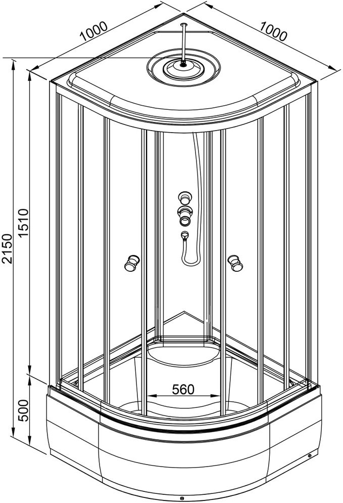 Душевая кабина Avacan L910 AVA 100x100 стандартная (стекла матовые с рисунком) Душевая кабина Avacan L910 AVA 100x100 стандартная (стекла матовые с рисунком)