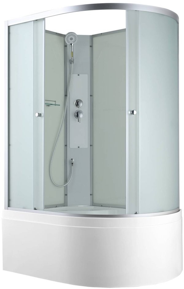 Душевая кабина Avacan C5012LN AVA 120x80 без крыши, левая, стекла матовые, профиль хром Душевая кабина Avacan C5012LN AVA 120x80 без крыши, левая, стекла матовые, профиль хром