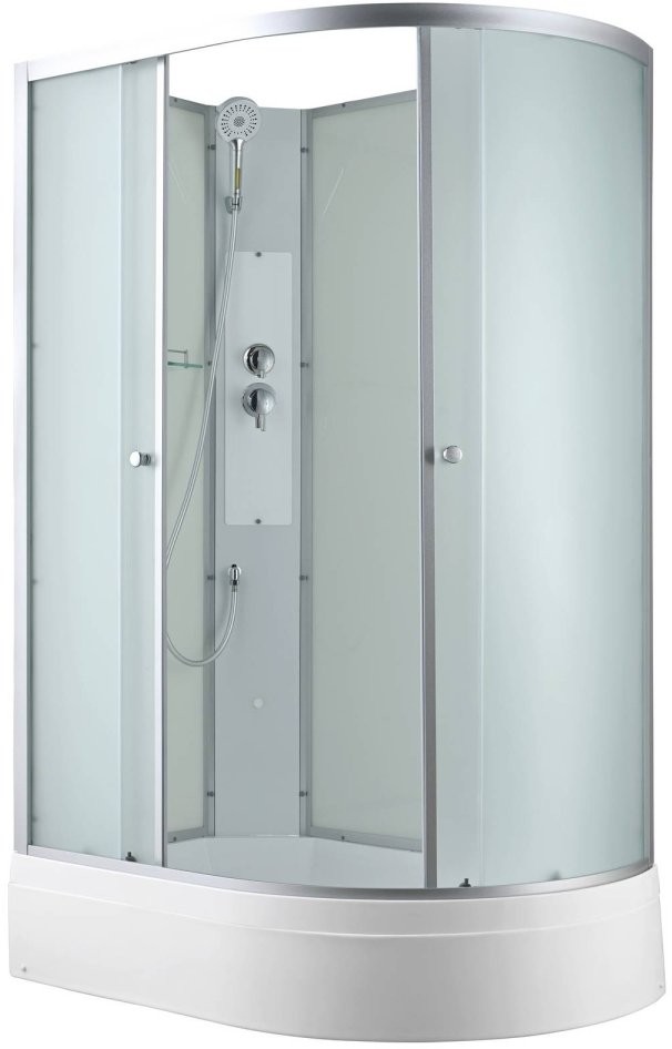 Душевая кабина Avacan C3012LN AVA 120x80 без крыши, левая, стекла матовые, профиль хром Душевая кабина Avacan C3012LN AVA 120x80 без крыши, левая, стекла матовые, профиль хром