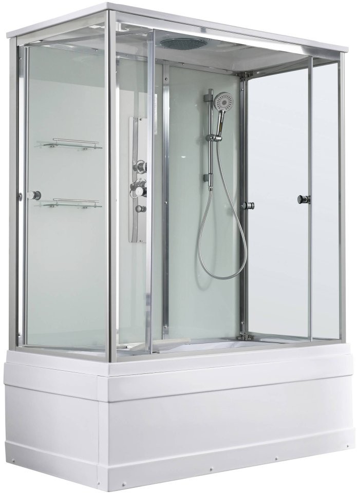 Душевая кабина Avacan V5015 AVA 150x85 стандарт, стекла прозрачные, профиль хром Душевая кабина Avacan V5015 AVA 150x85 стандарт, стекла прозрачные, профиль хром