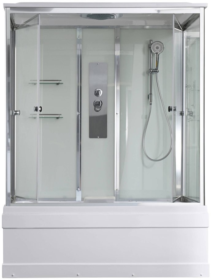 Душевая кабина Avacan V5015 AVA 150x85 стандарт, стекла прозрачные, профиль хром Душевая кабина Avacan V5015 AVA 150x85 стандарт, стекла прозрачные, профиль хром