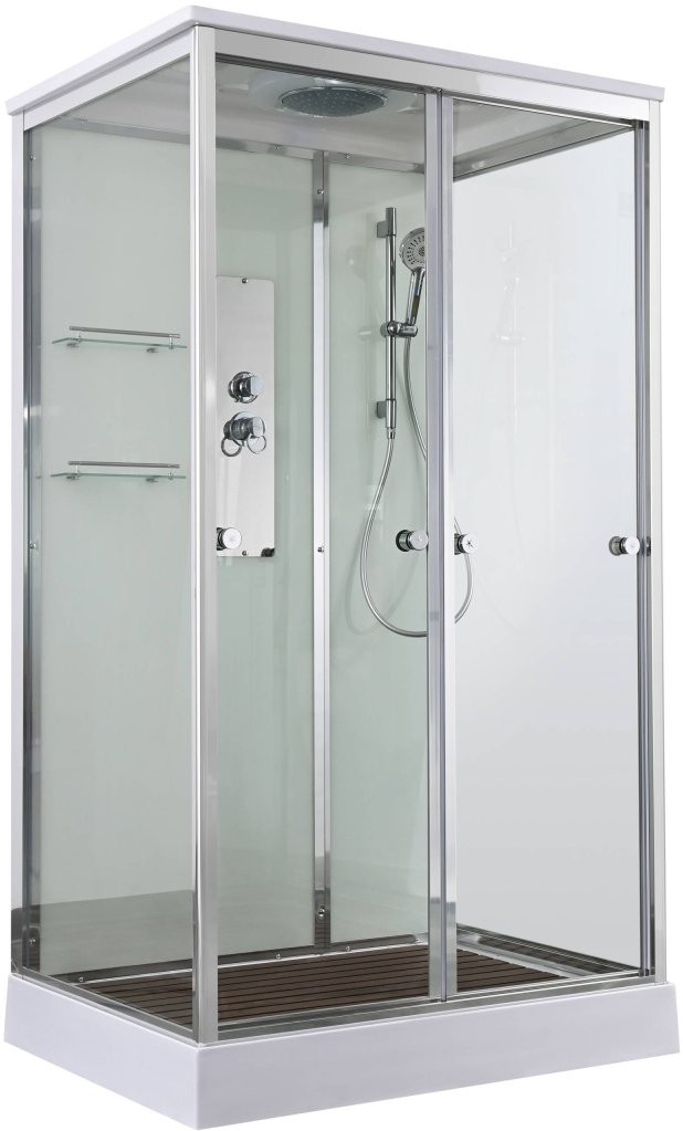 Душевая кабина Avacan V2011 AVA 110x90 стандарт, стекла прозрачные, профиль хром Душевая кабина Avacan V2011 AVA 110x90 стандарт, стекла прозрачные, профиль хром