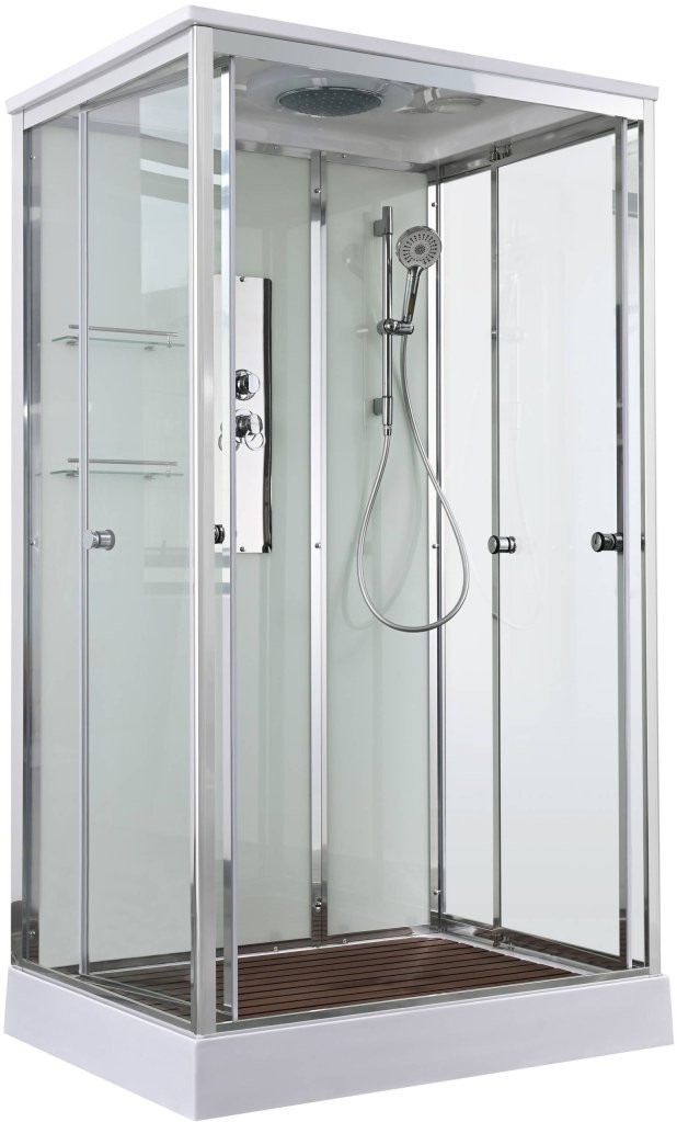Душевая кабина Avacan V2011 AVA 110x90 стандарт, стекла прозрачные, профиль хром Душевая кабина Avacan V2011 AVA 110x90 стандарт, стекла прозрачные, профиль хром