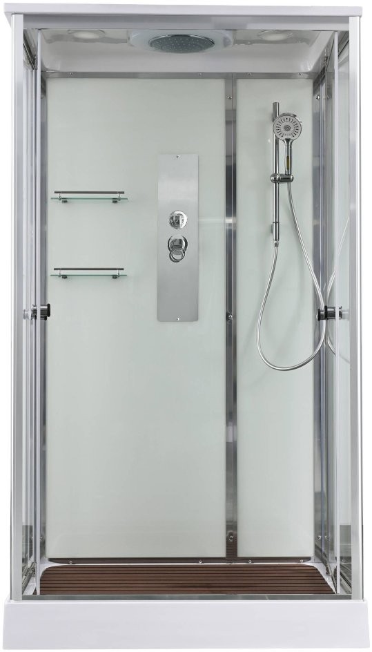 Душевая кабина Avacan V2011 AVA 110x90 стандарт, стекла прозрачные, профиль хром Душевая кабина Avacan V2011 AVA 110x90 стандарт, стекла прозрачные, профиль хром