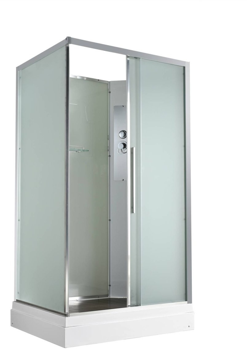 Душевая кабина Avacan KD2911N AVA 110x90 без крыши, стекла матовые, профиль хром Душевая кабина Avacan KD2911N AVA 110x90 без крыши, стекла матовые, профиль хром