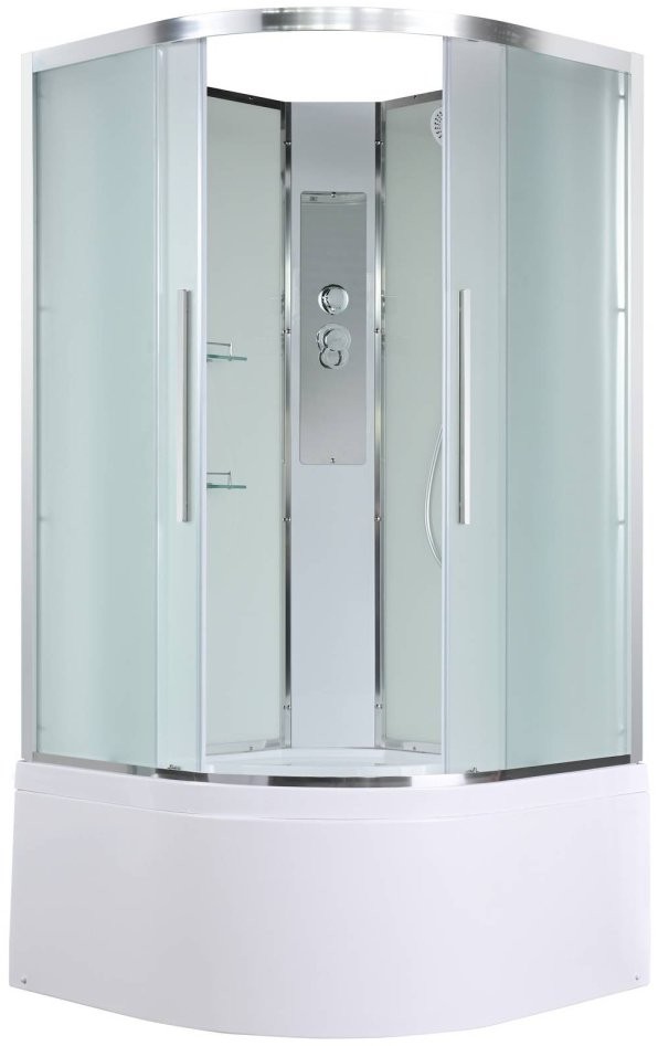 Душевая кабина Avacan EM5010N AVA 100x100 без крыши, стекла матовые, профиль хром Душевая кабина Avacan EM5010N AVA 100x100 без крыши, стекла матовые, профиль хром
