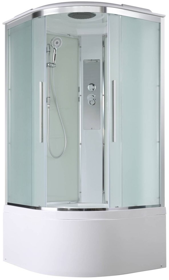 Душевая кабина Avacan EM5010 AVA 100x100 стандарт, стекла матовые, профиль хром Душевая кабина Avacan EM5010 AVA 100x100 стандарт, стекла матовые, профиль хром