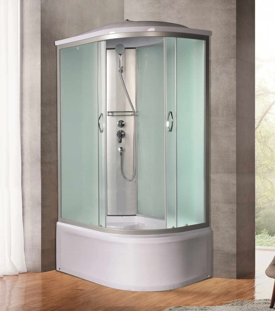 Душевая кабина River NARA XL 100/80/44 MT L 100x80 стекла матовые, профиль хром матовый Душевая кабина River NARA XL 100/80/44 MT L 100x80 стекла матовые, профиль хром матовый