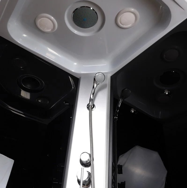 Душевая кабина Niagara Eco 120x80 правая, с крышей, стекло тонированное / профиль хром Душевая кабина Niagara Eco 120x80 правая, с крышей, стекло тонированное / профиль хром