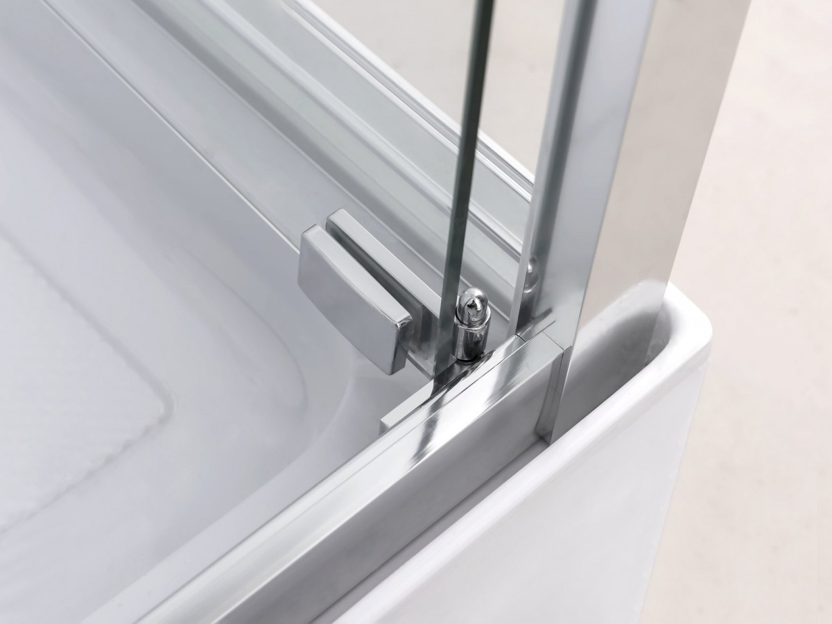 Душевая кабина Aquabath Atlas AB-1002B 90x90 стекло прозрачное, профиль хром Душевая кабина Aquabath Atlas AB-1002B 90x90 стекло прозрачное, профиль хром