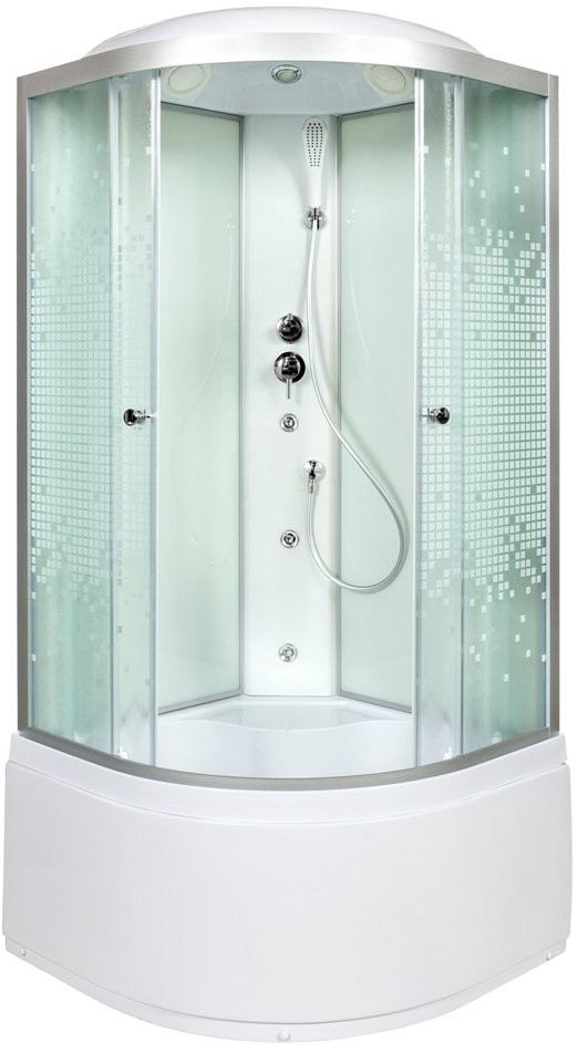 Душевая кабина Avacan L910GM AVA 100x100 с гидромассажем (стекла матовые с рисунком) Душевая кабина Avacan L910GM AVA 100x100 с гидромассажем (стекла матовые с рисунком)