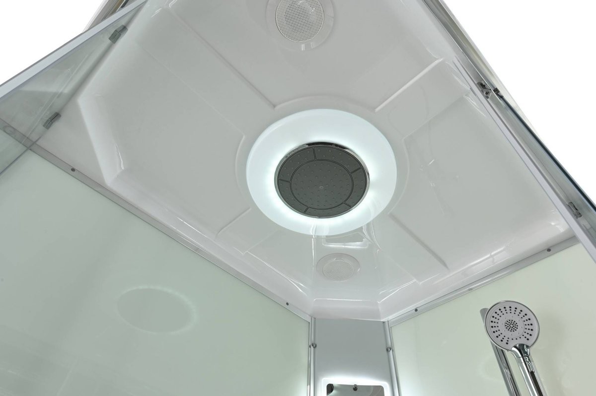Душевая кабина Avacan K2810LED AVA 100x80 LED, стекла прозрачные, профиль хром Душевая кабина Avacan K2810LED AVA 100x80 LED, стекла прозрачные, профиль хром