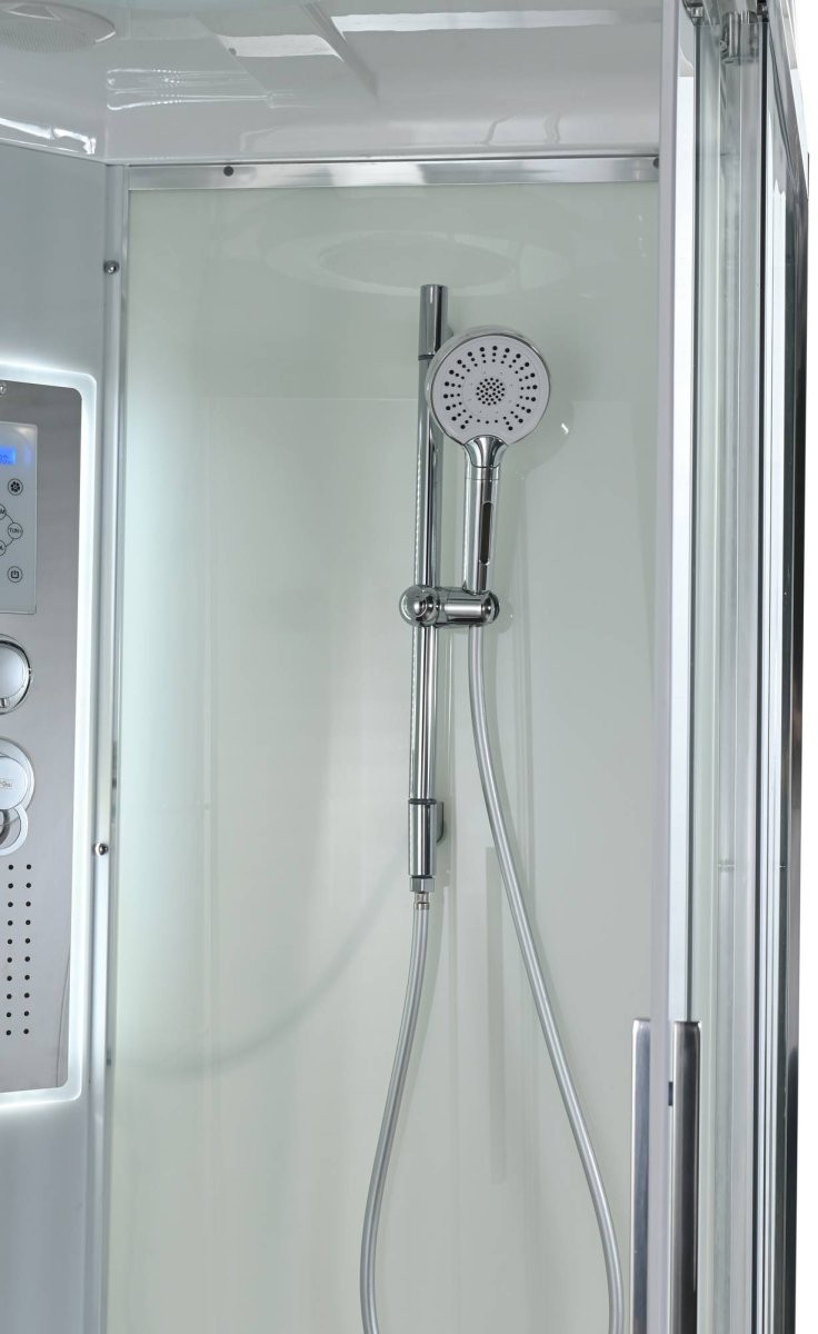 Душевая кабина Avacan K2810LED AVA 100x80 LED, стекла прозрачные, профиль хром Душевая кабина Avacan K2810LED AVA 100x80 LED, стекла прозрачные, профиль хром