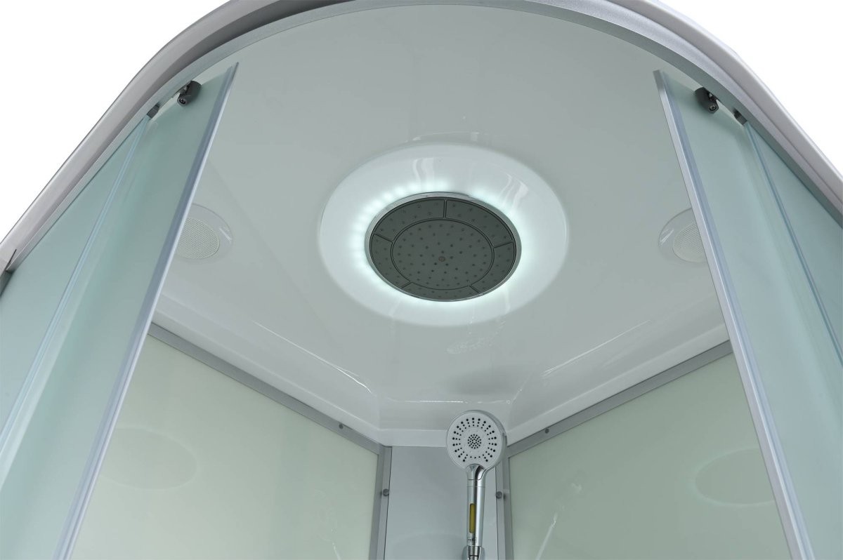Душевая кабина Avacan C5010LED AVA 100x100 LED, стекла матовые, профиль хром Душевая кабина Avacan C5010LED AVA 100x100 LED, стекла матовые, профиль хром