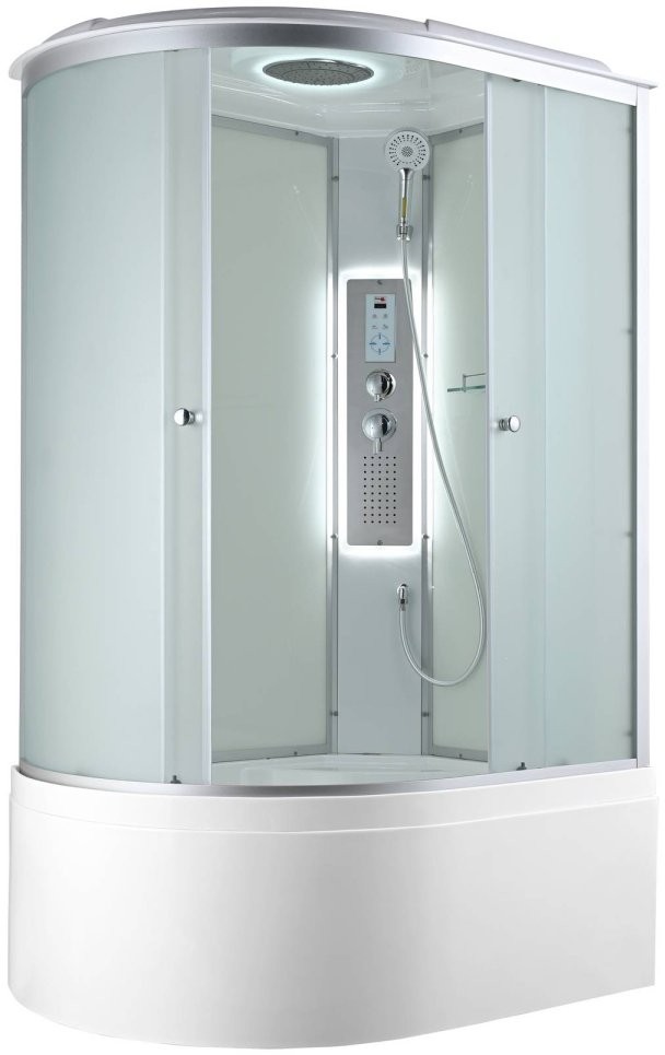 Душевая кабина Avacan C5012RLED AVA 120x80 LED, правая, стекла матовые, профиль хром Душевая кабина Avacan C5012RLED AVA 120x80 LED, правая, стекла матовые, профиль хром