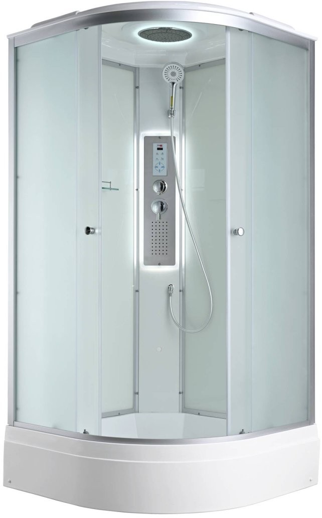 Душевая кабина Avacan C3080 LED AVA 80x80 LED, стекла матовые, профиль хром Душевая кабина Avacan C3080 LED AVA 80x80 LED, стекла матовые, профиль хром