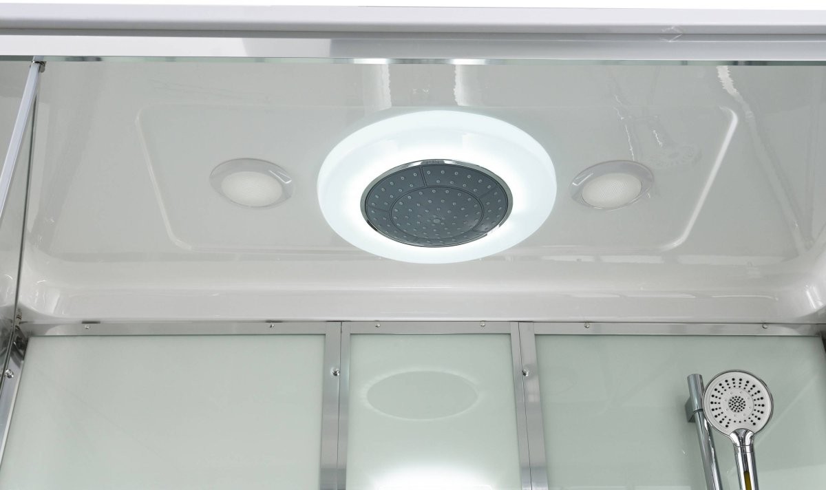 Душевая кабина Avacan V5016LED AVA 160x85 LED, стекла прозрачные, профиль хром Душевая кабина Avacan V5016LED AVA 160x85 LED, стекла прозрачные, профиль хром