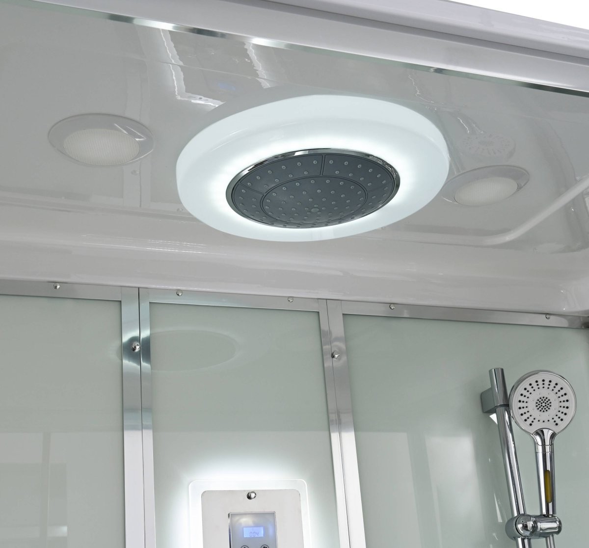 Душевая кабина Avacan V5016LED AVA 160x85 LED, стекла прозрачные, профиль хром Душевая кабина Avacan V5016LED AVA 160x85 LED, стекла прозрачные, профиль хром