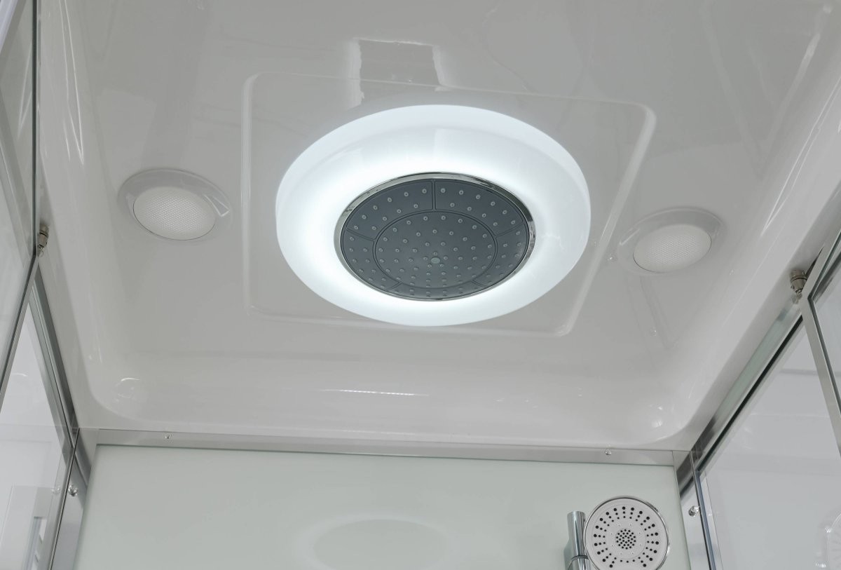 Душевая кабина Avacan V2080LED AVA 80x80 LED, стекла прозрачные, профиль хром Душевая кабина Avacan V2080LED AVA 80x80 LED, стекла прозрачные, профиль хром