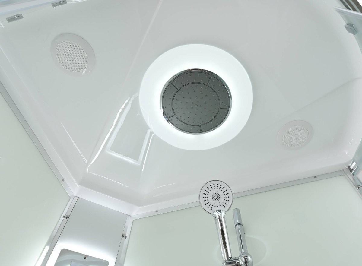 Душевая кабина Avacan EM5811RLEDT AVA 110x80 правая, LED, стекла прозрачные, профиль хром Душевая кабина Avacan EM5811RLEDT AVA 110x80 правая, LED, стекла прозрачные, профиль хром
