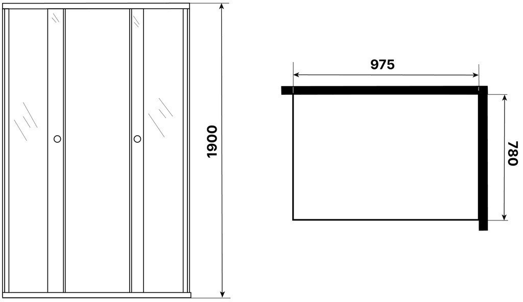 Душевой уголок Niagara Eco NG-1018-14QBLACK 100x80 стекла прозрачные с рисунком, профиль черный матовый Душевой уголок Niagara Eco NG-1018-14QBLACK 100x80 стекла прозрачные с рисунком, профиль черный матовый