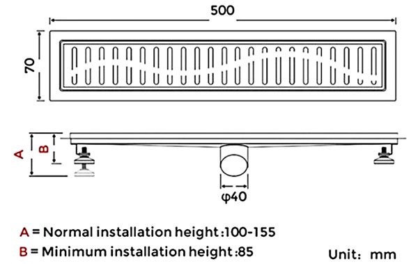 Душевой трап Gappo G86007-33 золотой Душевой трап Gappo G86007-33 золотой
