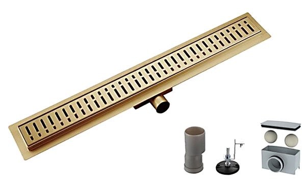 Душевой трап Gappo G86007-33 золотой Душевой трап Gappo G86007-33 золотой