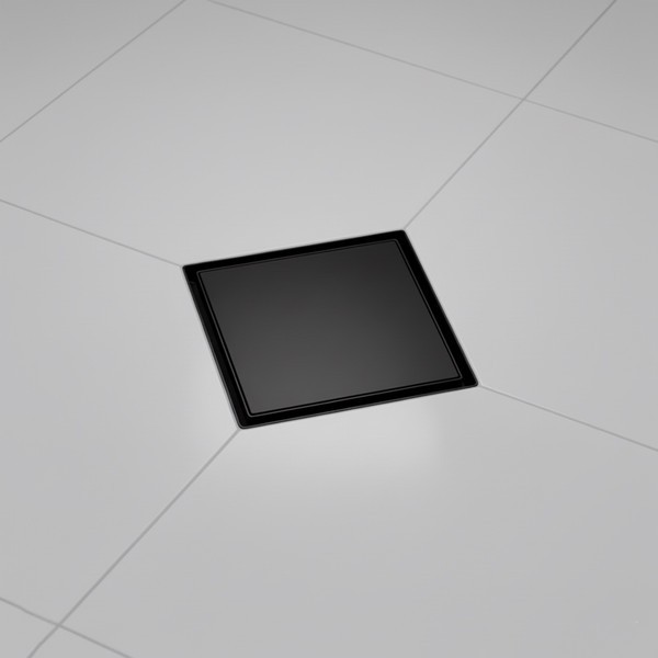 Трап для душа Lauter 214001-G2MB 150x150 (черный матовый) Трап для душа Lauter 214001-G2MB 150x150 (черный матовый)