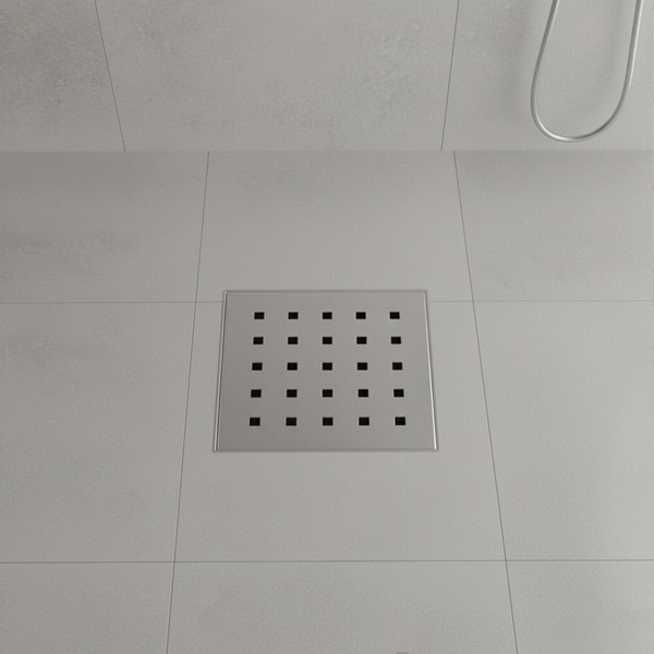 Трап для душа Lauter 214001-K1H 150x150 (хром) Трап для душа Lauter 214001-K1H 150x150 (хром)