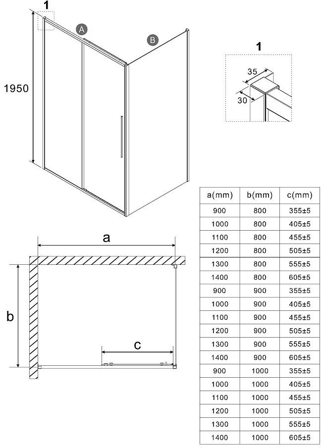Душевой уголок Niagara 100x100x195 / NG-64-10A-A100-34 (хром/прозрачное стекло) Душевой уголок Niagara 100x100x195 / NG-64-10A-A100-34 (хром/прозрачное стекло)