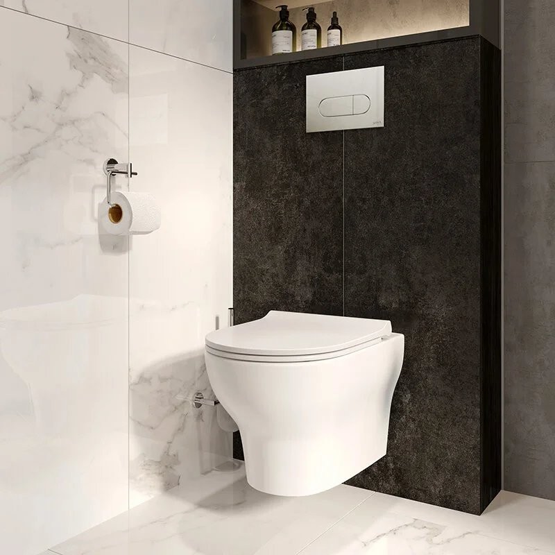 Унитаз подвесной Vitra Zentrum Round SmoothFlush 7786B003-0075 35,5x50 сиденье дюропласт, микролифт Унитаз подвесной Vitra Zentrum Round SmoothFlush 7786B003-0075 35,5x50 сиденье дюропласт, микролифт